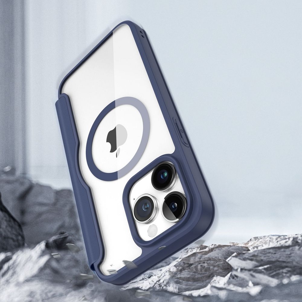 Pokrowiec Dux Ducis Skin X Pro MagSafe niebieski Apple iPhone 15 Pro Max / 11