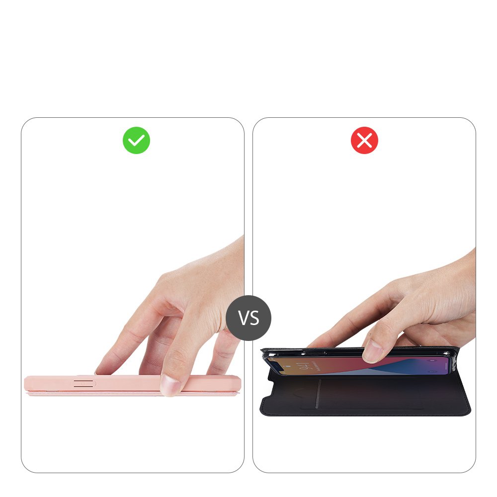 Pokrowiec Dux Ducis Skin X różowy Apple iPhone 12 Mini / 12 Pokrowiec Dux Ducis Skin X różowy Apple iPhone 12 Mini / 12