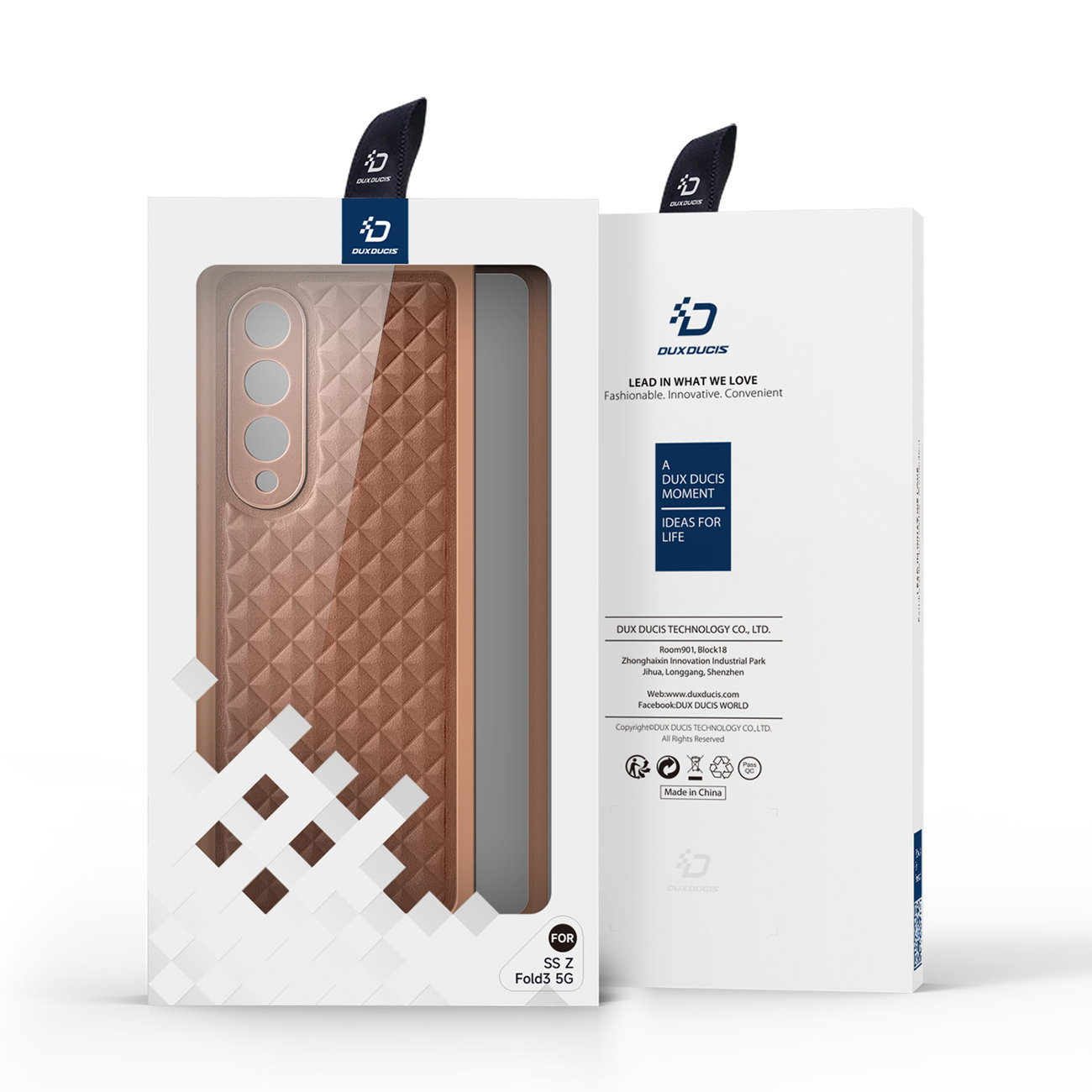 Pokrowiec Dux Ducis Venice br�zowy Samsung Galaxy Z Fold 3 / 5