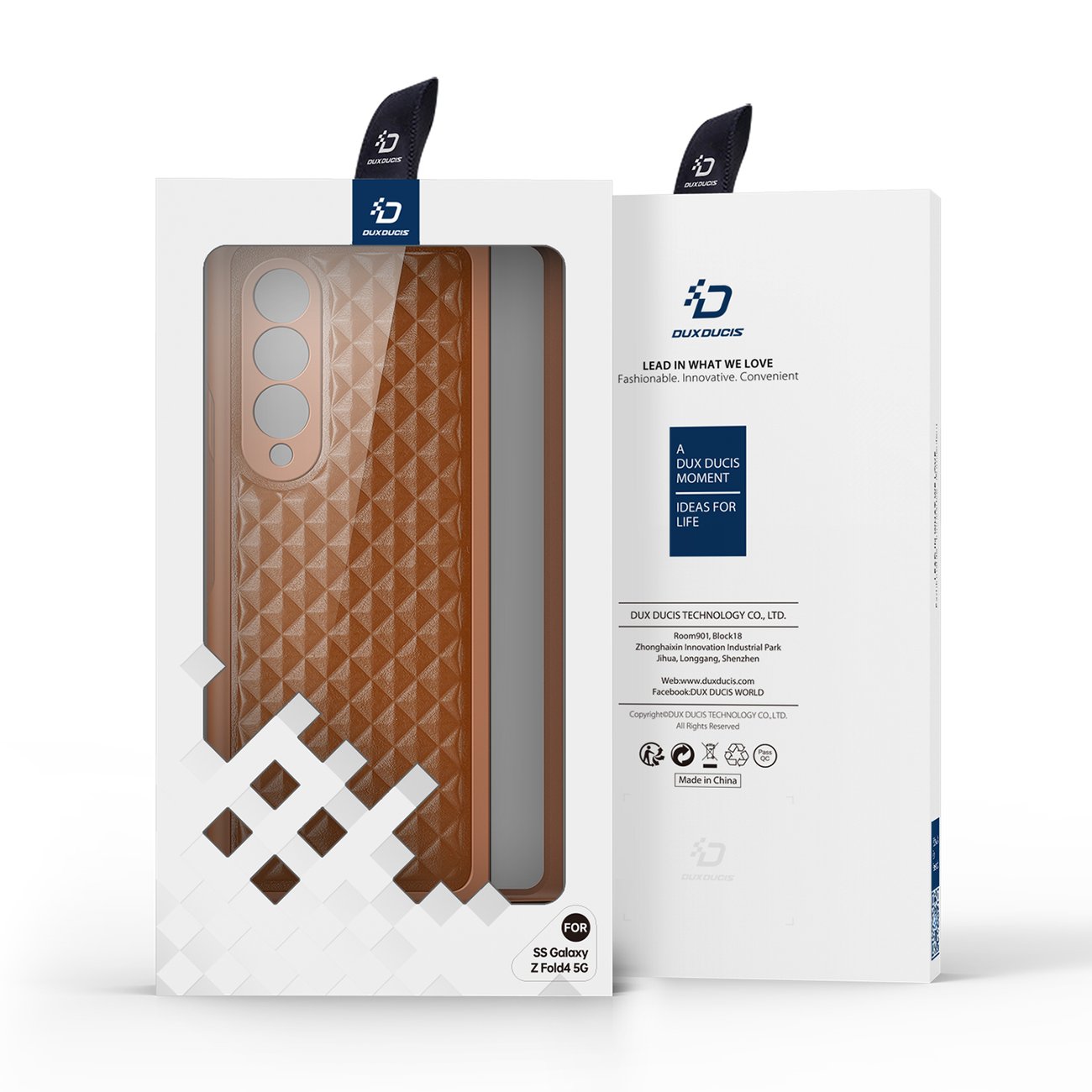 Pokrowiec Dux Ducis Venice br�zowy Samsung Galaxy Z Fold 4 / 5