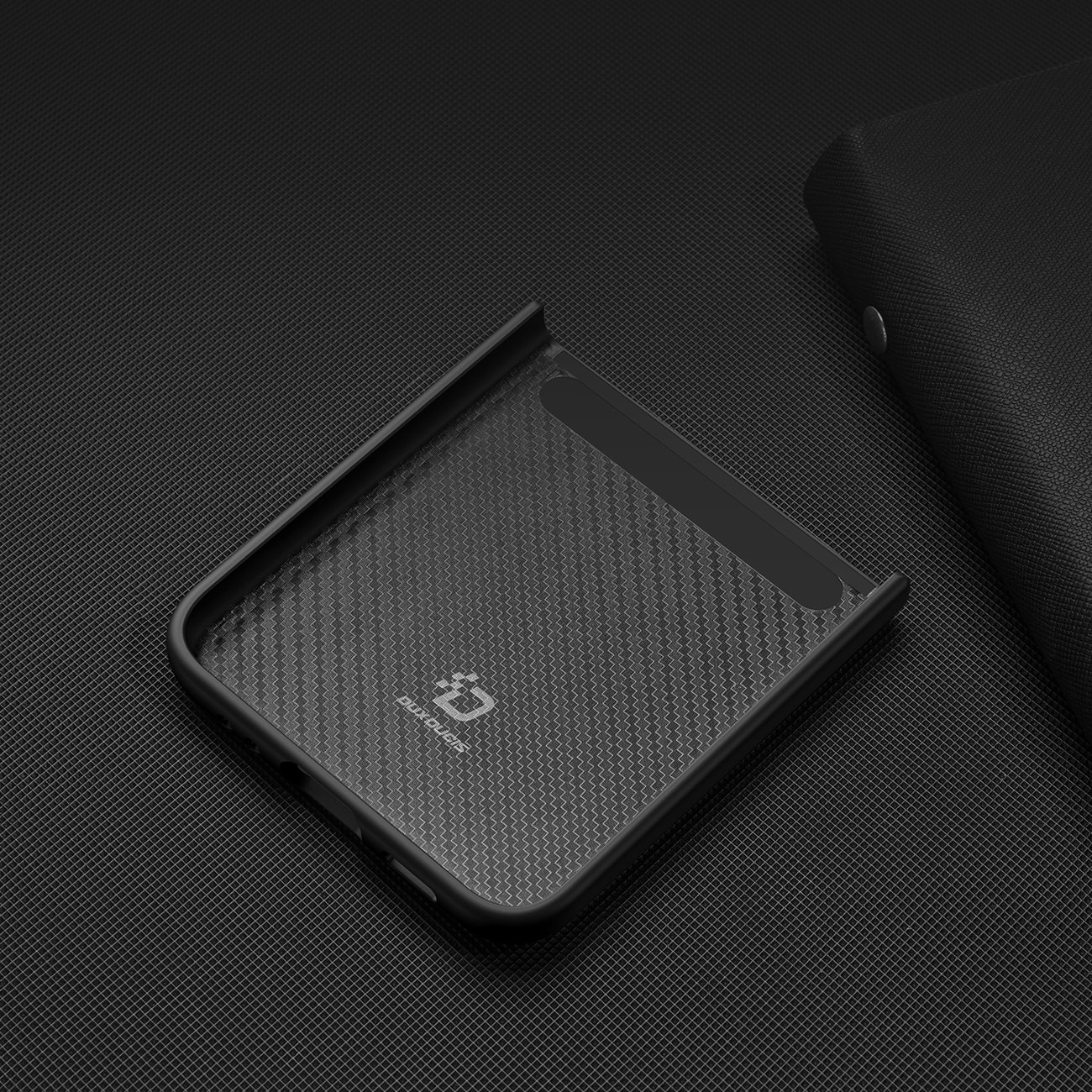 Pokrowiec Dux Ducis Venice czarny Samsung Galaxy Z Flip 3 / 8