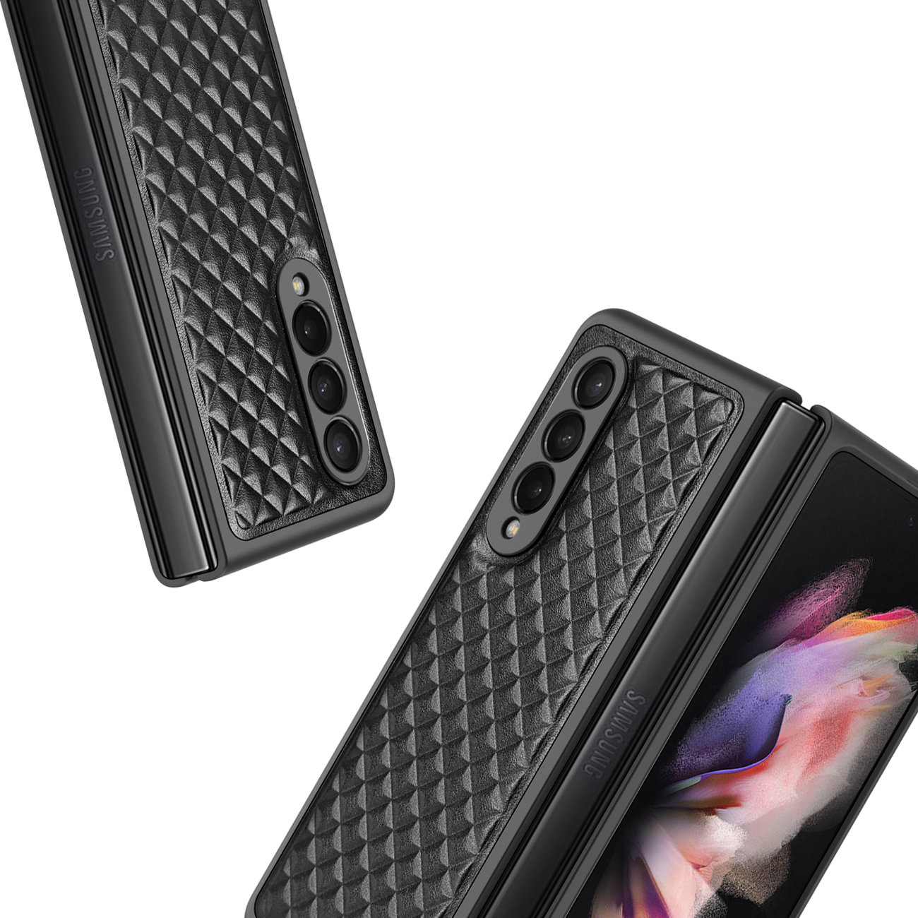 Pokrowiec Dux Ducis Venice czarny Samsung Galaxy Z Fold 3 / 4