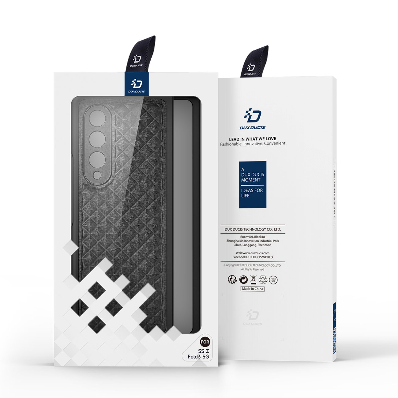 Pokrowiec Dux Ducis Venice czarny Samsung Galaxy Z Fold 3 / 5