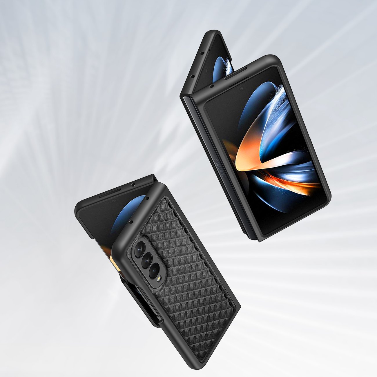 Pokrowiec Dux Ducis Venice czarny Samsung Galaxy Z Fold 4 / 5