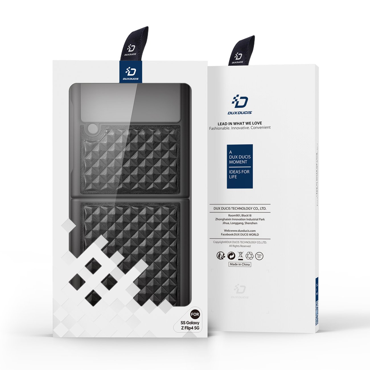 Pokrowiec Dux Ducis Venice czarny Samsung Z Flip 4 / 5 Pokrowiec Dux Ducis Venice czarny Samsung Z Flip 4 / 5