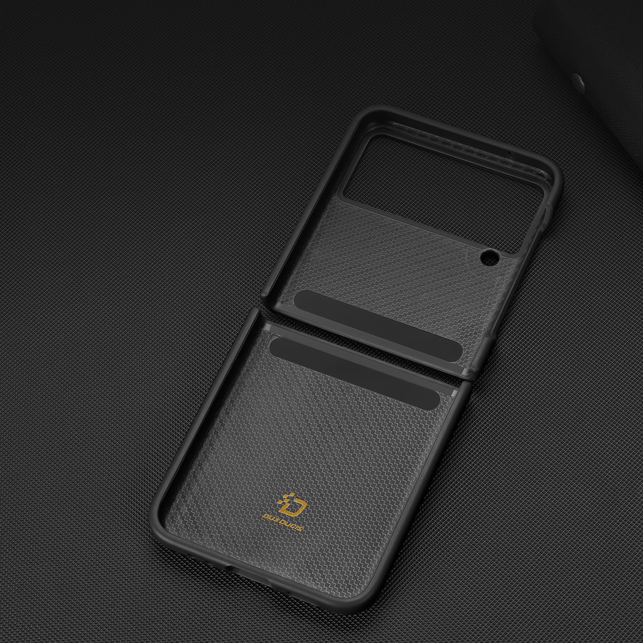 Pokrowiec Dux Ducis Venice czarny Samsung Z Flip 4 / 8 Pokrowiec Dux Ducis Venice czarny Samsung Z Flip 4 / 8