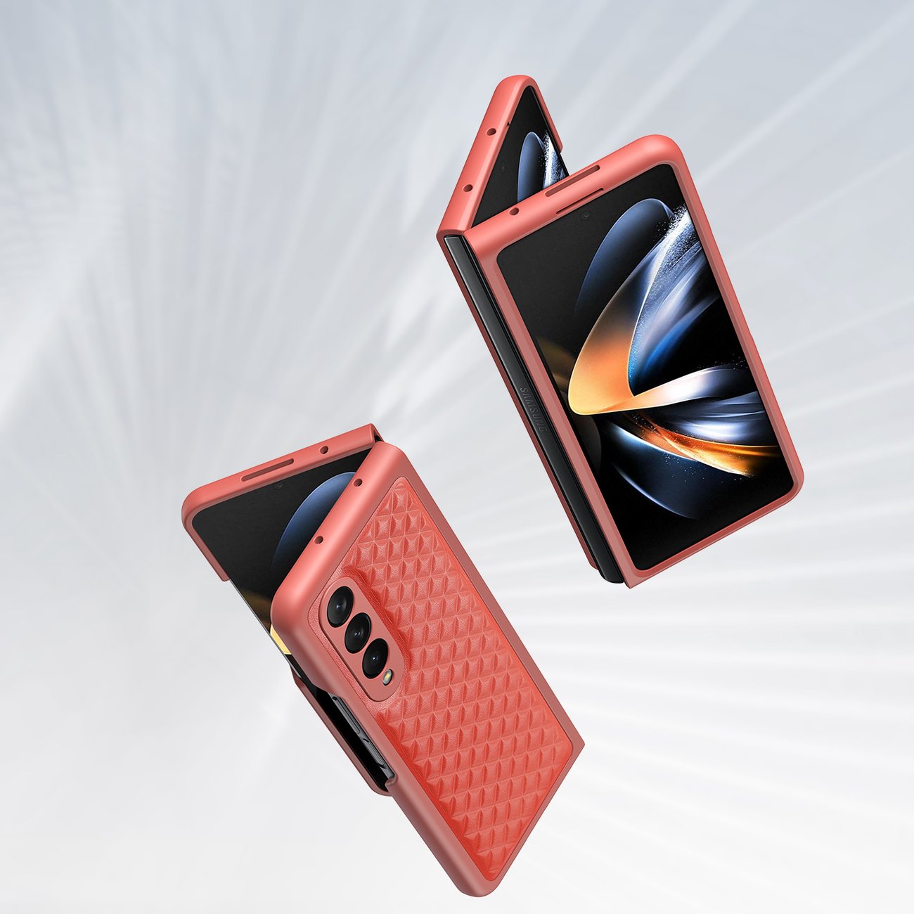 Pokrowiec Dux Ducis Venice czerwony Samsung Galaxy Z Fold 4 / 3