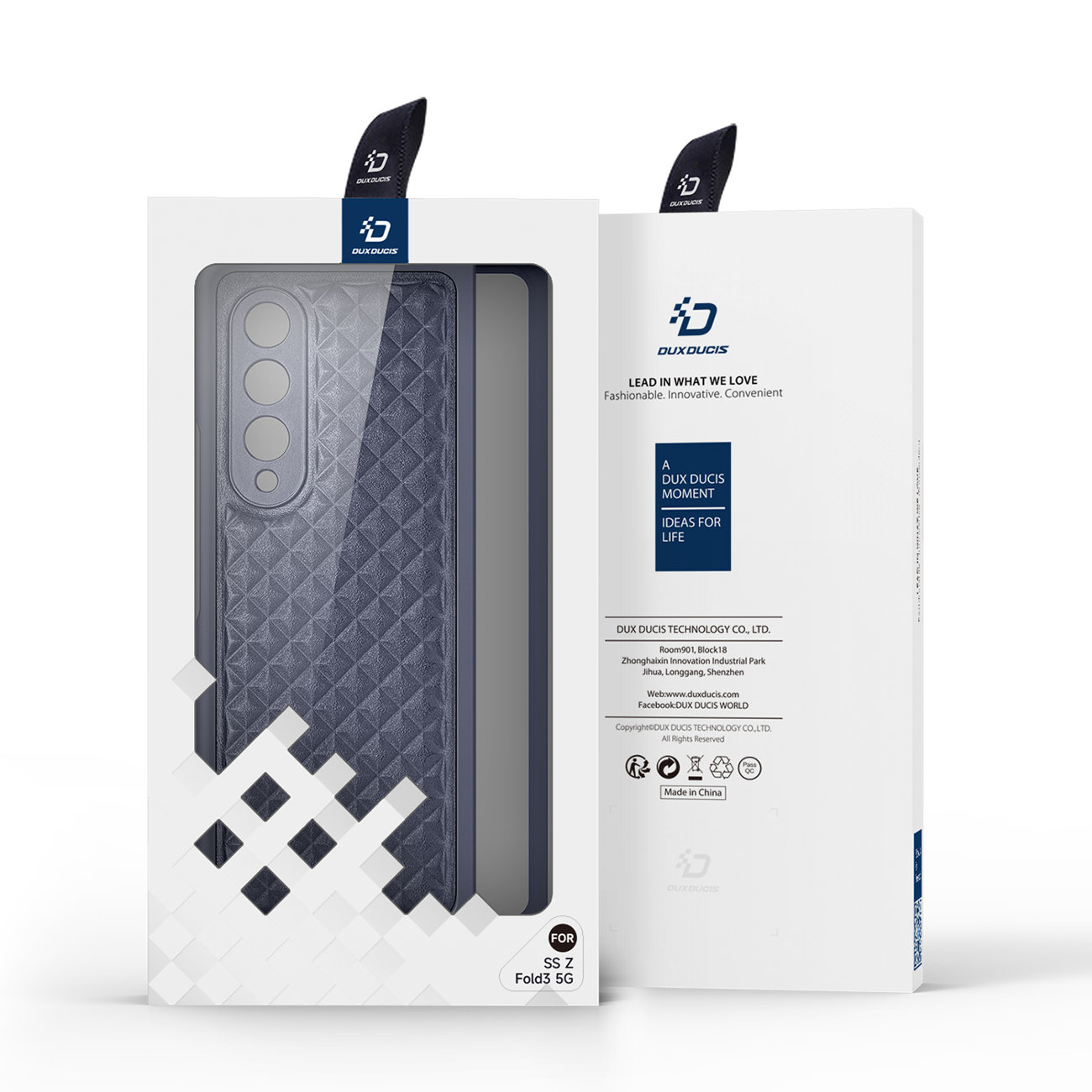 Pokrowiec Dux Ducis Venice niebieski Samsung Galaxy Z Fold 3 / 5