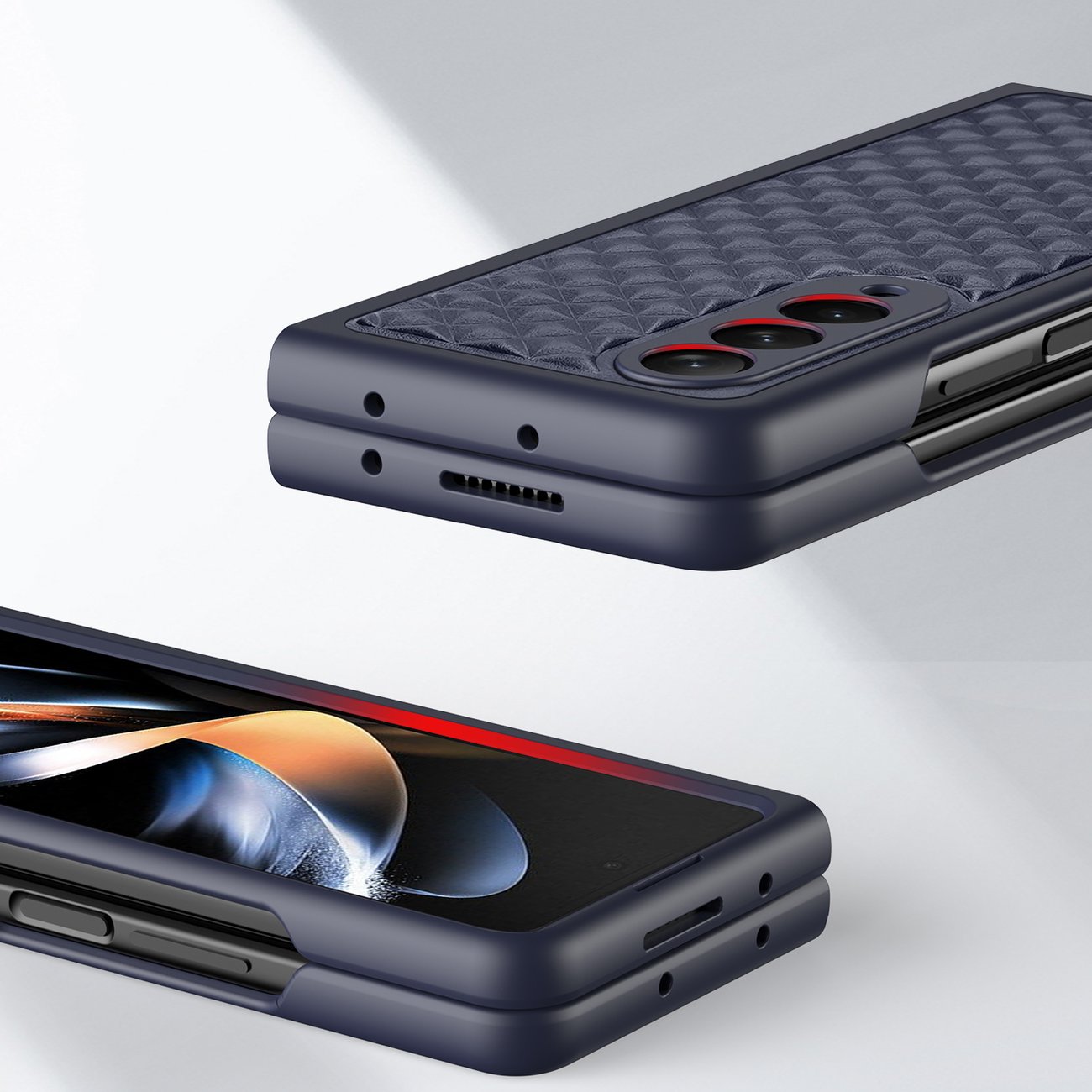 Pokrowiec Dux Ducis Venice niebieski Samsung Galaxy Z Fold 4 / 7