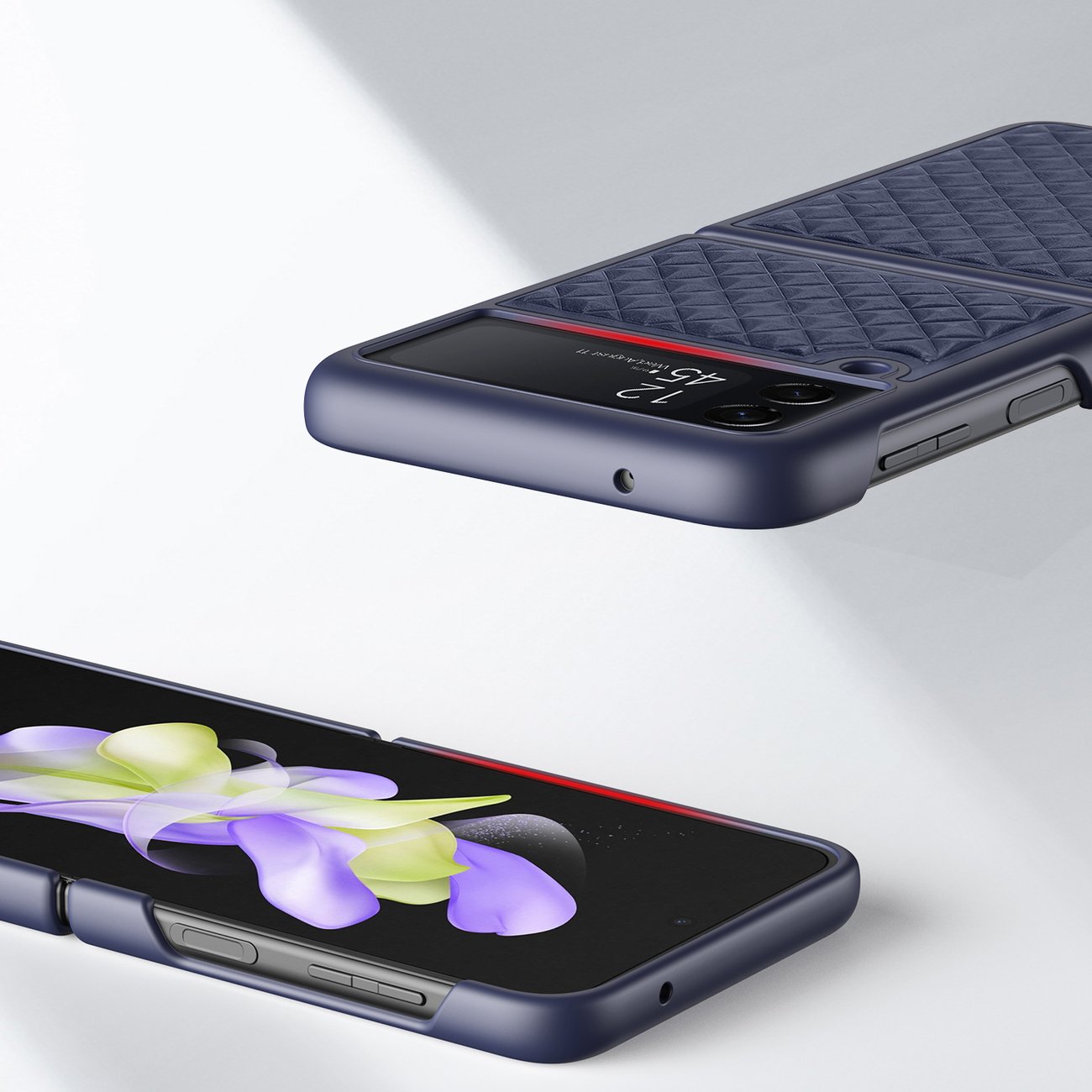 Pokrowiec Dux Ducis Venice niebieski Samsung Z Flip 4 / 7 Pokrowiec Dux Ducis Venice niebieski Samsung Z Flip 4 / 7