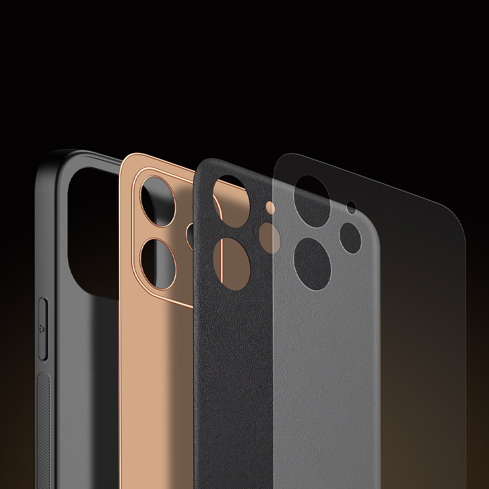 Pokrowiec Dux Ducis Yolo czarny Apple iPhone 12 / 10