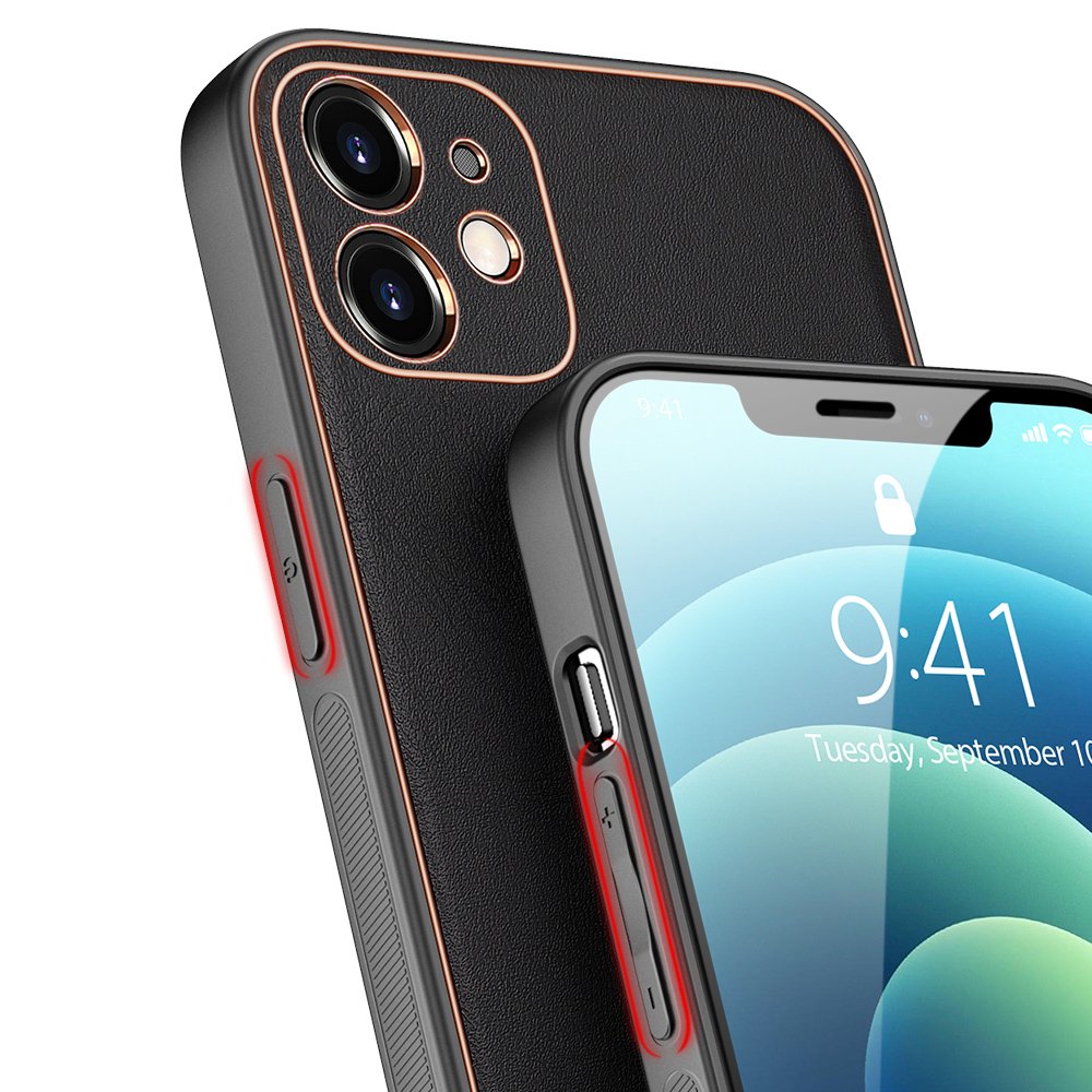 Pokrowiec Dux Ducis Yolo czarny Apple iPhone 12 / 7