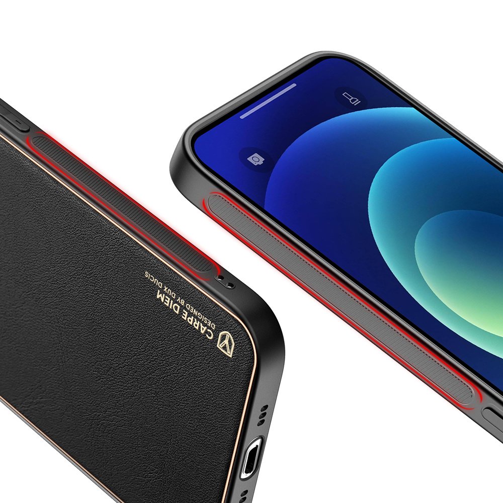 Pokrowiec Dux Ducis Yolo czarny Apple iPhone 12 / 8
