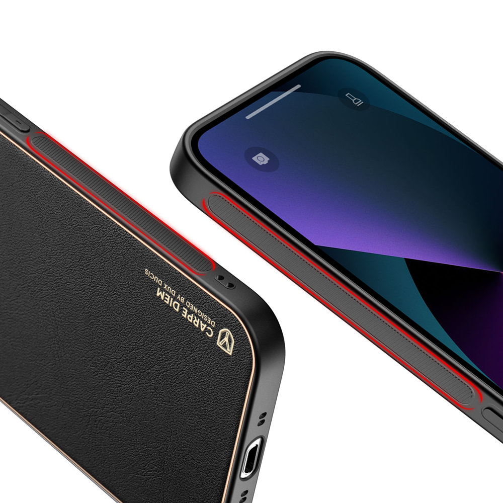 Pokrowiec Dux Ducis Yolo czarny Apple iPhone 13 Mini / 6