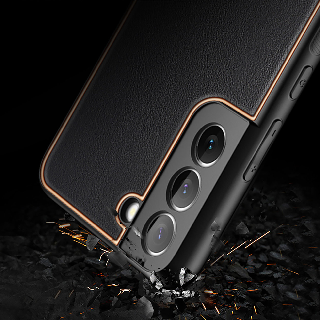 Pokrowiec Dux Ducis Yolo czarny Samsung Galaxy S22 / 11