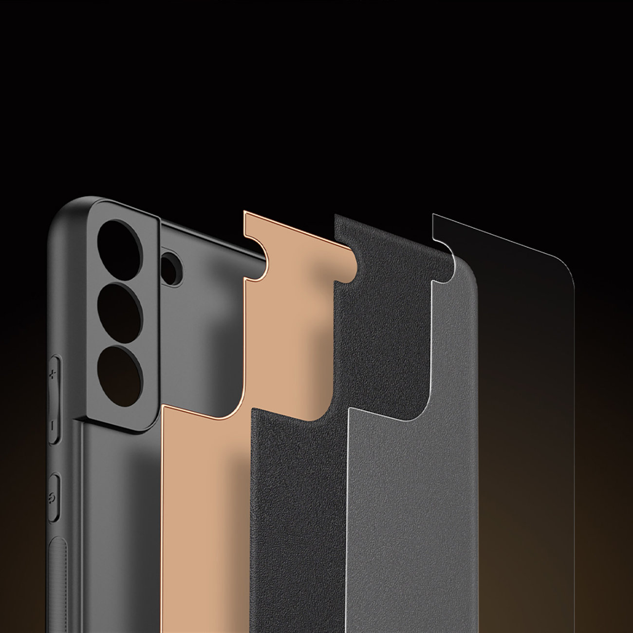 Pokrowiec Dux Ducis Yolo czarny Samsung Galaxy S22 Plus / 10 Pokrowiec Dux Ducis Yolo czarny Samsung Galaxy S22 Plus / 10