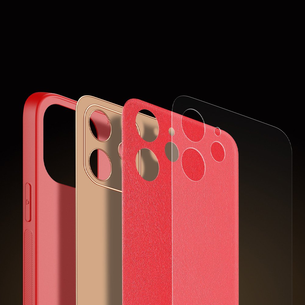 Pokrowiec Dux Ducis Yolo czerwony Apple iPhone 12 / 10