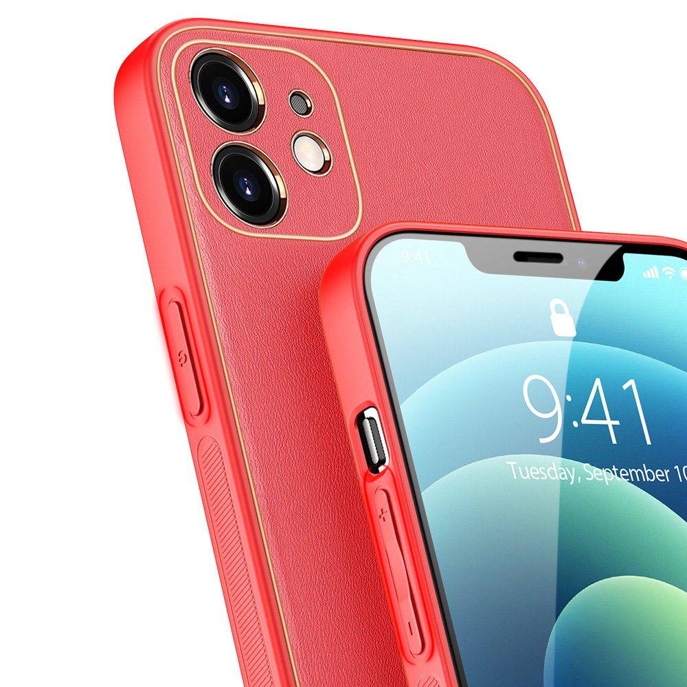 Pokrowiec Dux Ducis Yolo czerwony Apple iPhone 12 / 7