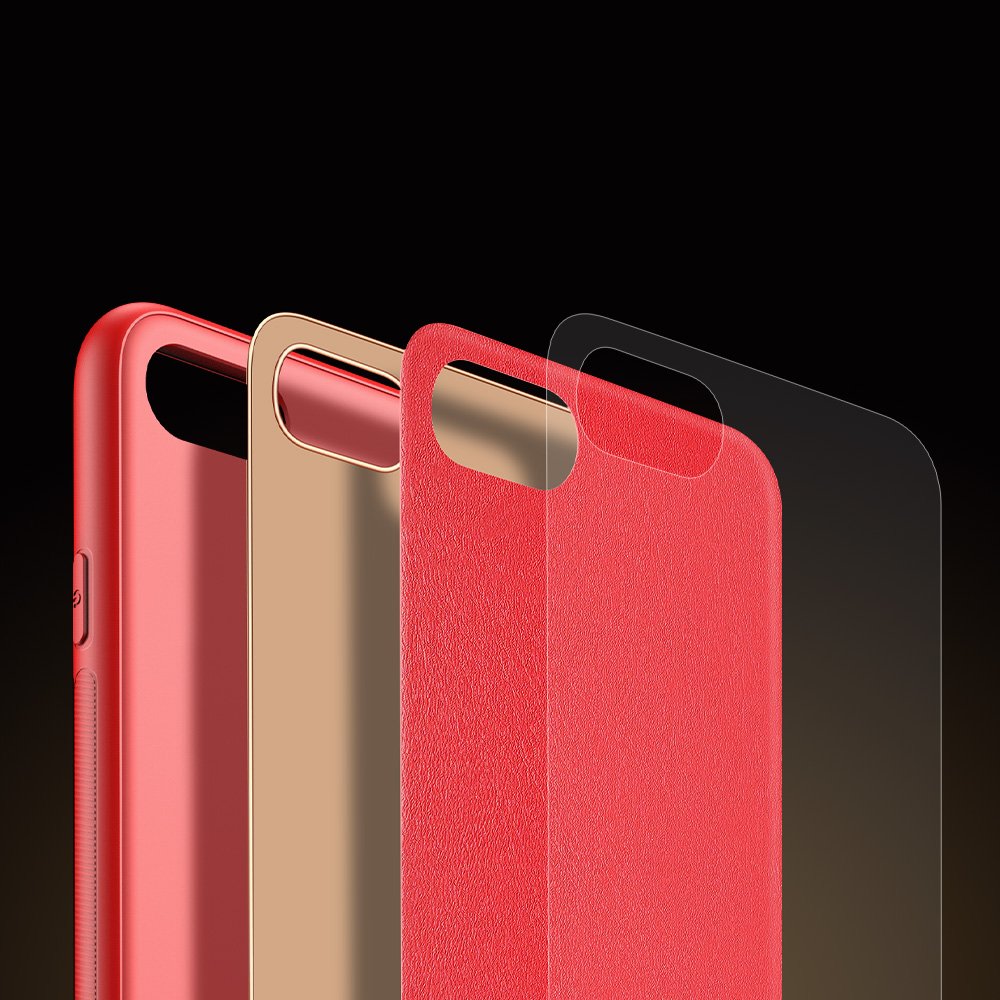 Pokrowiec Dux Ducis Yolo czerwony Apple iPhone 8 / 8