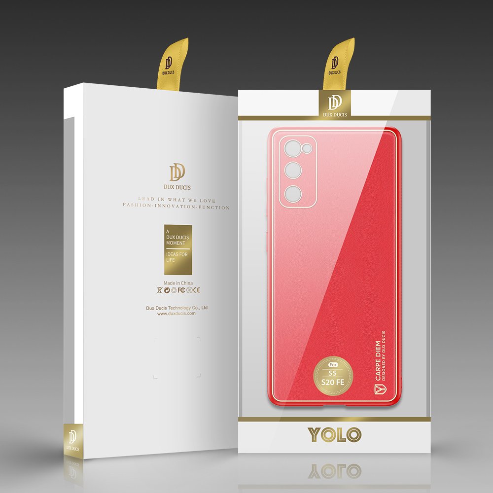 Pokrowiec Dux Ducis Yolo czerwony Samsung S20 LITE / 5 Pokrowiec Dux Ducis Yolo czerwony Samsung S20 LITE / 5