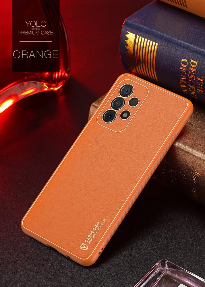Pokrowiec Dux Ducis Yolo pomara�czowy Samsung A52 4G / 8