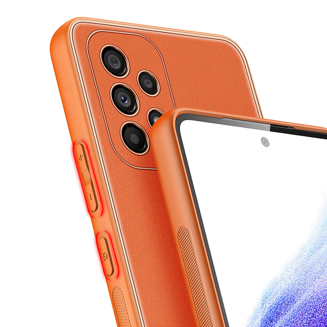 Pokrowiec Dux Ducis Yolo pomarańczowy Samsung Galaxy A53 5G / 4 Pokrowiec Dux Ducis Yolo pomarańczowy Samsung Galaxy A53 5G / 4