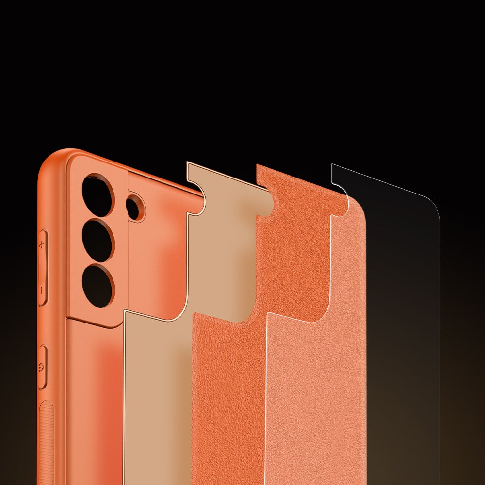 Pokrowiec Dux Ducis Yolo pomara�czowy Samsung Galaxy S21 Plus 5G / 10