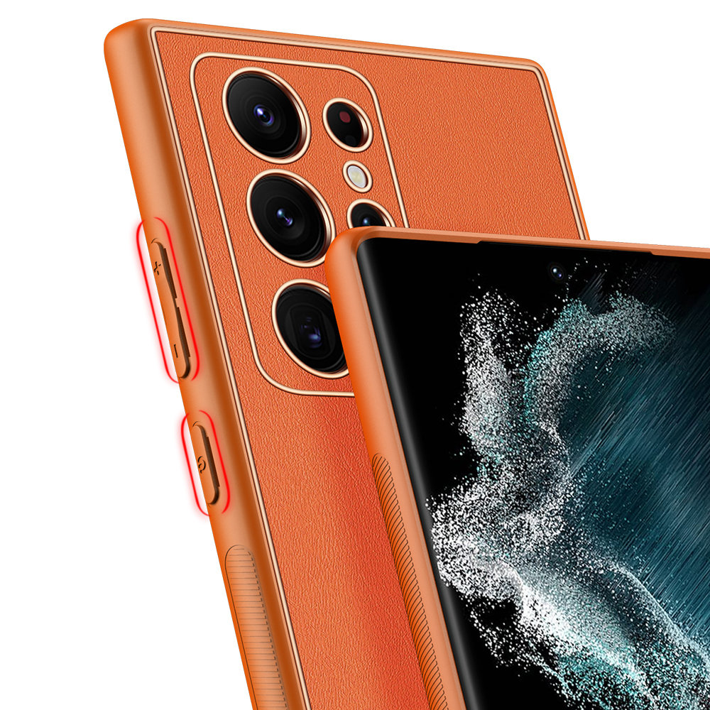 Pokrowiec Dux Ducis Yolo pomarańczowy Samsung Galaxy S22 Ultra / 7 Pokrowiec Dux Ducis Yolo pomarańczowy Samsung Galaxy S22 Ultra / 7