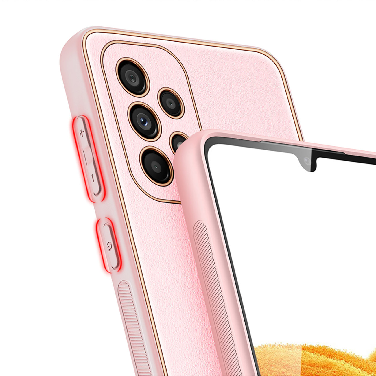 Pokrowiec Dux Ducis Yolo różowy Samsung Galaxy A33 5G / 3 Pokrowiec Dux Ducis Yolo różowy Samsung Galaxy A33 5G / 3