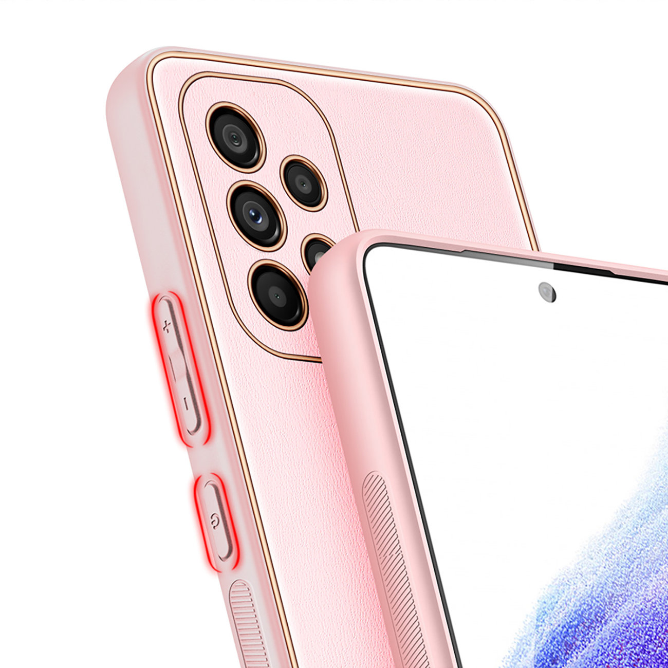 Pokrowiec Dux Ducis Yolo różowy Samsung Galaxy A53 5G / 3 Pokrowiec Dux Ducis Yolo różowy Samsung Galaxy A53 5G / 3