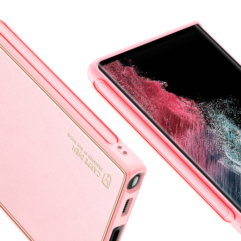 Pokrowiec Dux Ducis Yolo różowy Samsung Galaxy S22 Ultra / 8 Pokrowiec Dux Ducis Yolo różowy Samsung Galaxy S22 Ultra / 8