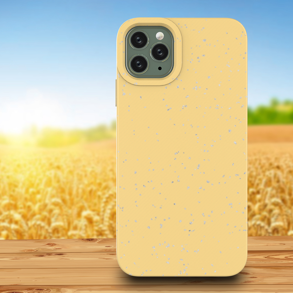 Pokrowiec Eco Case ¿ó³ty Apple iPhone 11 Pro Max / 2 Pokrowiec Eco Case ¿ó³ty Apple iPhone 11 Pro Max / 2