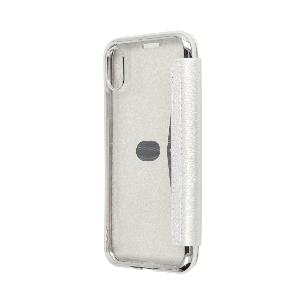 Pokrowiec Electro Book srebrny Apple iPhone X / 2 Pokrowiec Electro Book srebrny Apple iPhone X / 2