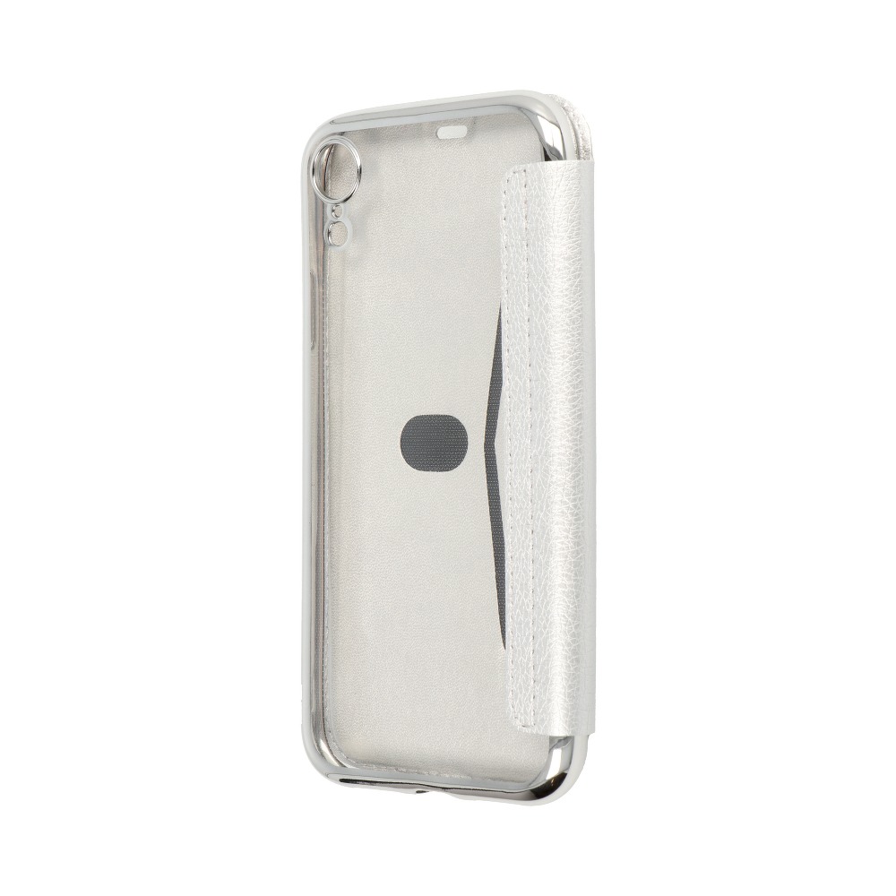 Pokrowiec Electro Book srebrny Apple iPhone XR / 2