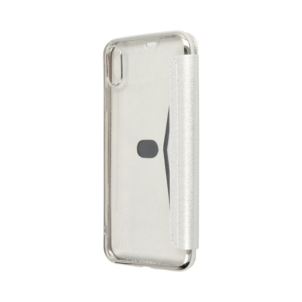Pokrowiec Electro Book srebrny Apple iPhone XS Max / 2