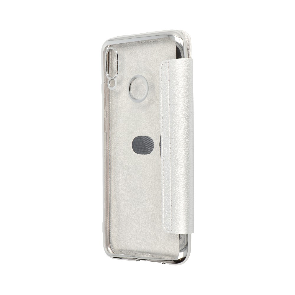 Pokrowiec Electro Book srebrny Huawei P Smart 2019 / 2