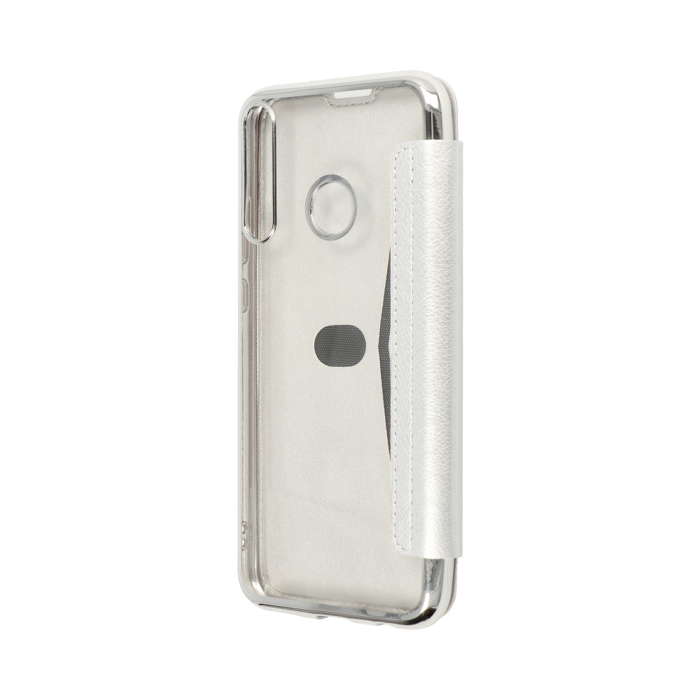 Pokrowiec Electro Book srebrny Huawei P40 Lite E / 2