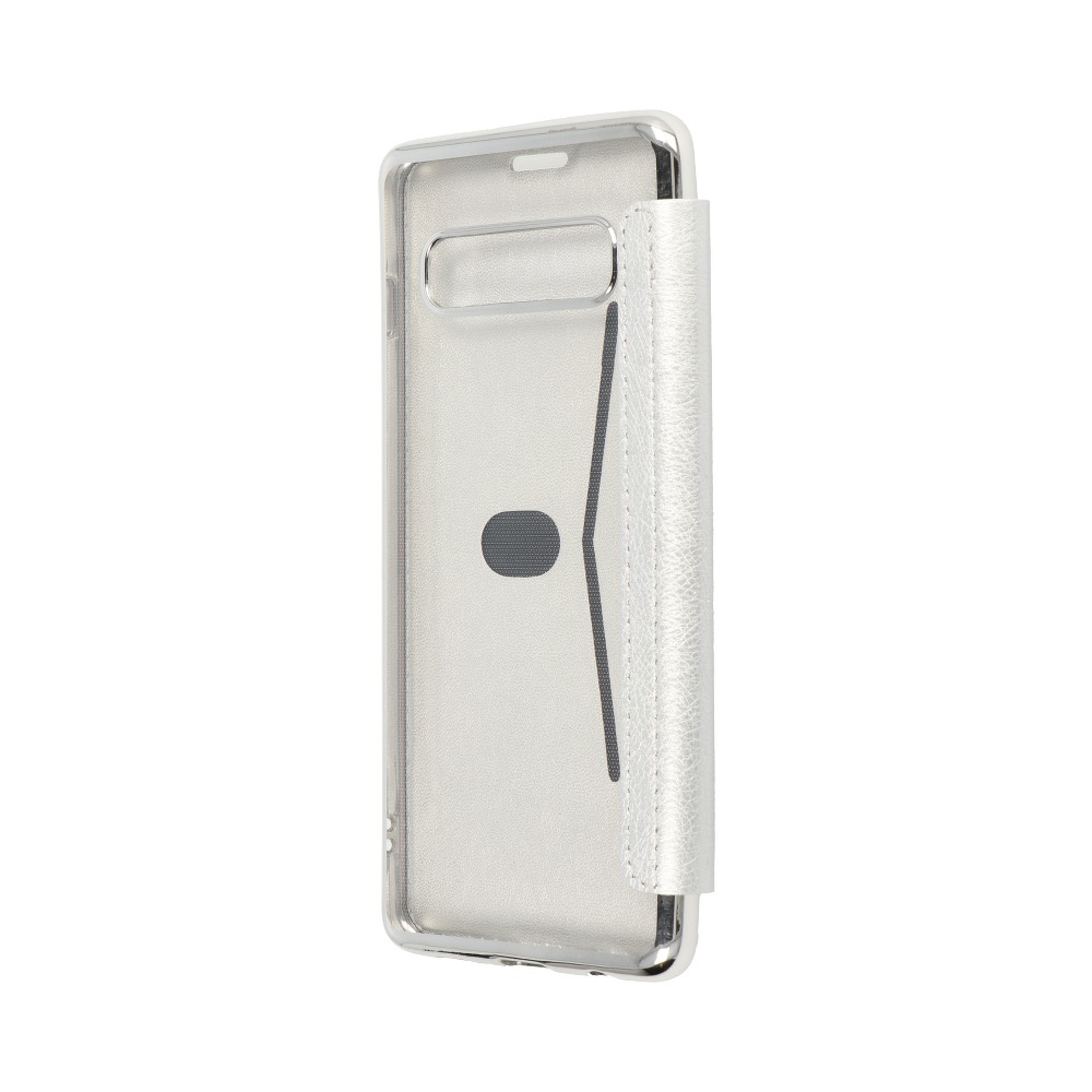 Pokrowiec Electro Book srebrny Samsung Galaxy S10 Plus / 2