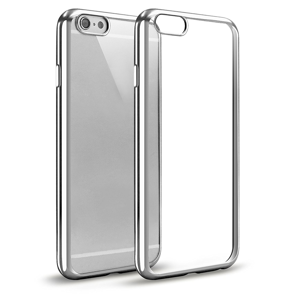 Pokrowiec Electro Jelly srebrny LG Q6