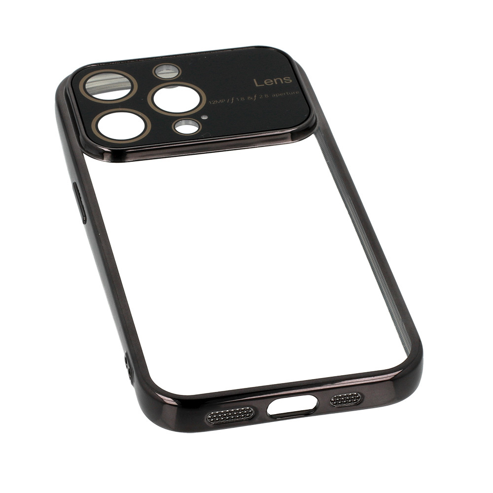 Pokrowiec Electro Lens Case czarny Apple iPhone 11 / 7