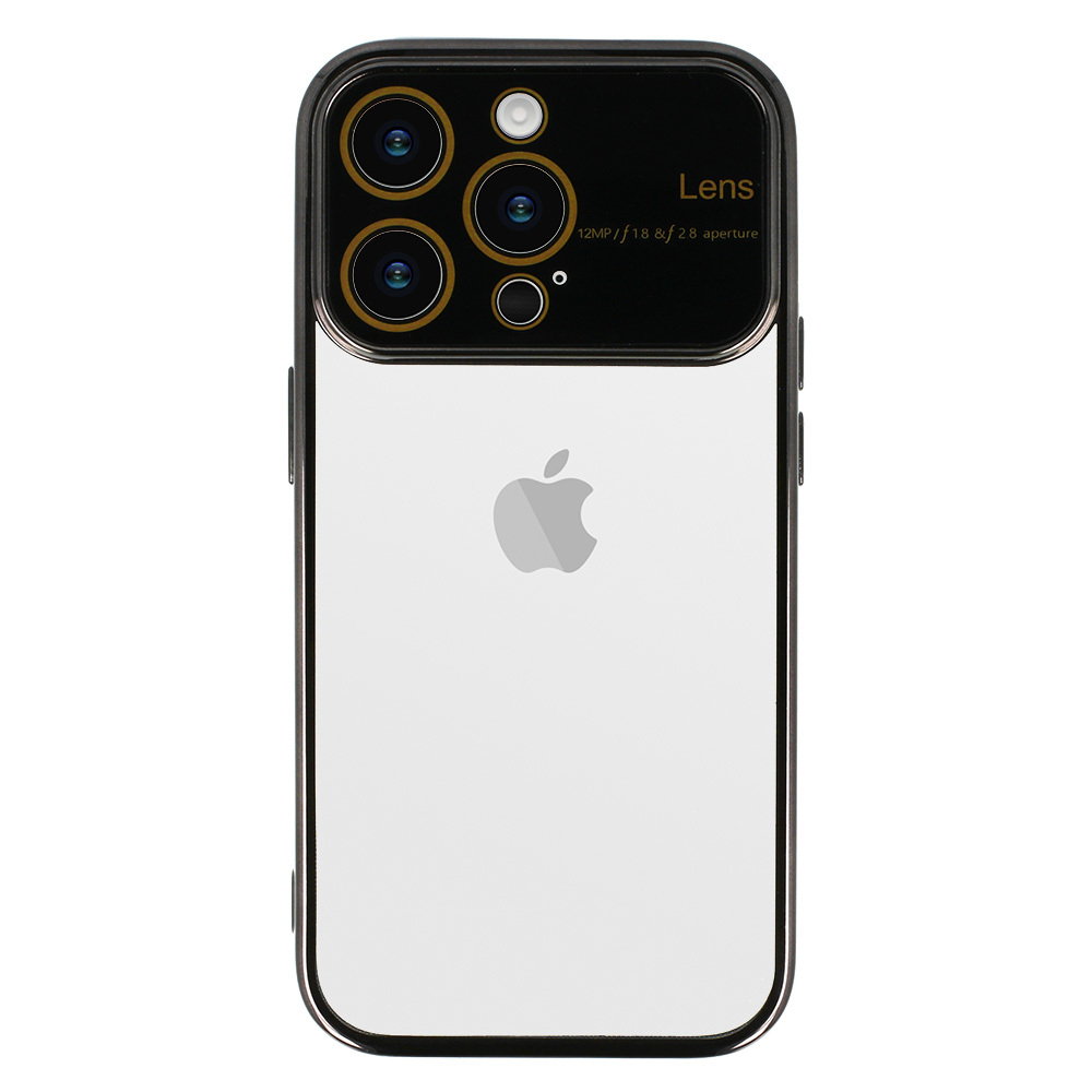 Pokrowiec Electro Lens Case czarny Samsung Galaxy A70 / 2