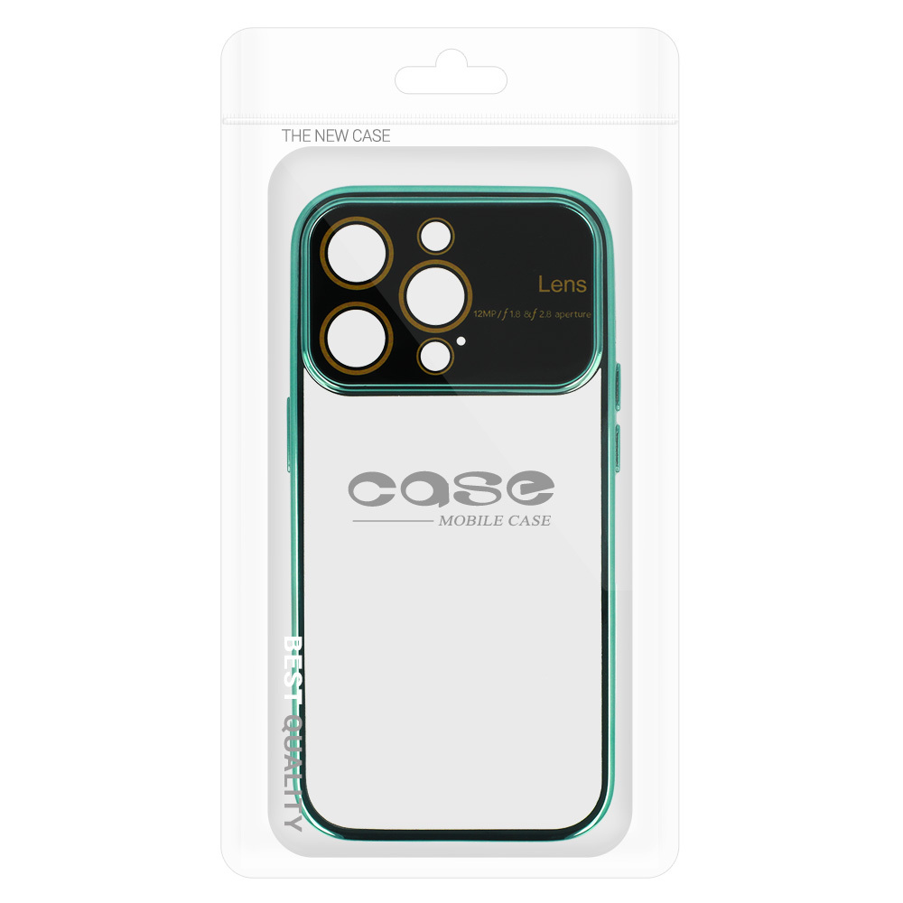 Pokrowiec Electro Lens Case turkusowy Apple iPhone 11 / 10