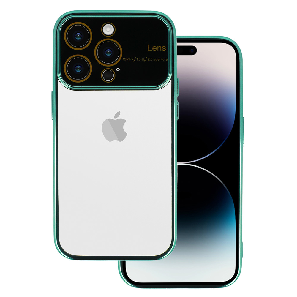 Pokrowiec Electro Lens Case turkusowy Apple iPhone XR