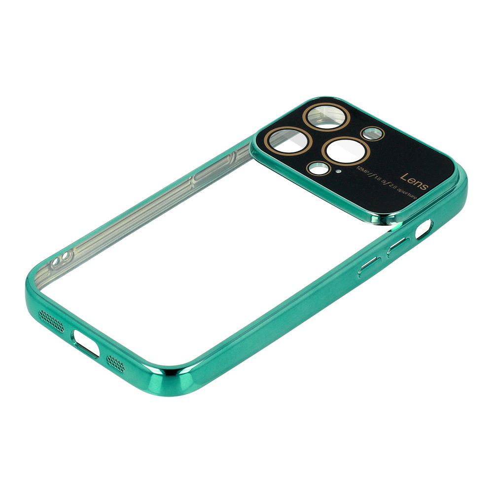 Pokrowiec Electro Lens Case turkusowy Apple iPhone XR / 6