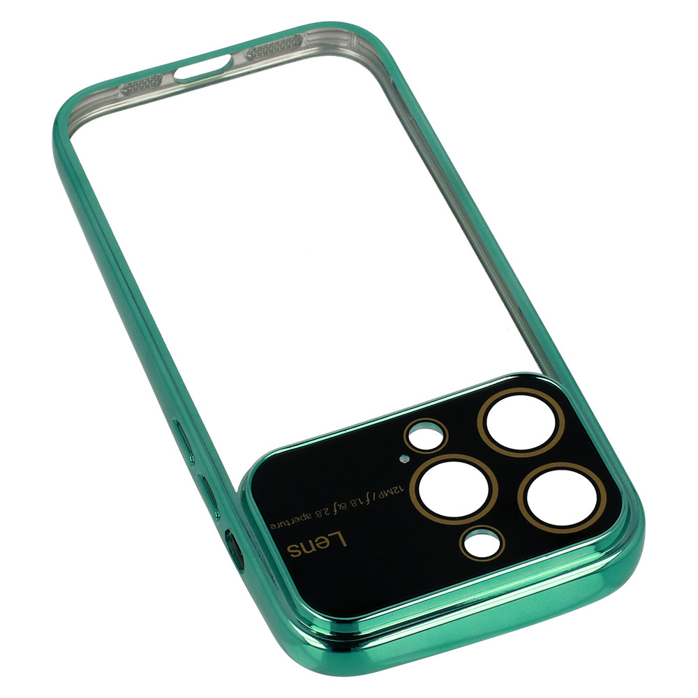 Pokrowiec Electro Lens Case turkusowy Apple iPhone XR / 8