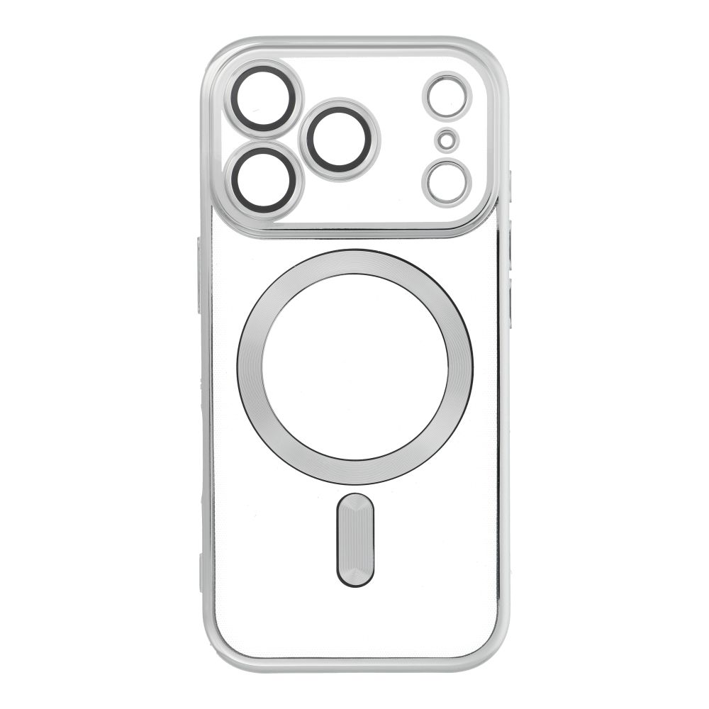 Pokrowiec Electro Mag Cover MagSafe srebrny Apple iPhone 17 Pro / 9 Pokrowiec Electro Mag Cover MagSafe srebrny Apple iPhone 17 Pro / 9
