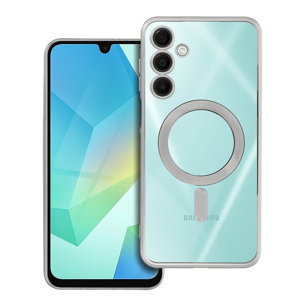 Pokrowiec Electro Mag Cover MagSafe srebrny Samsung Galaxy A16 5G