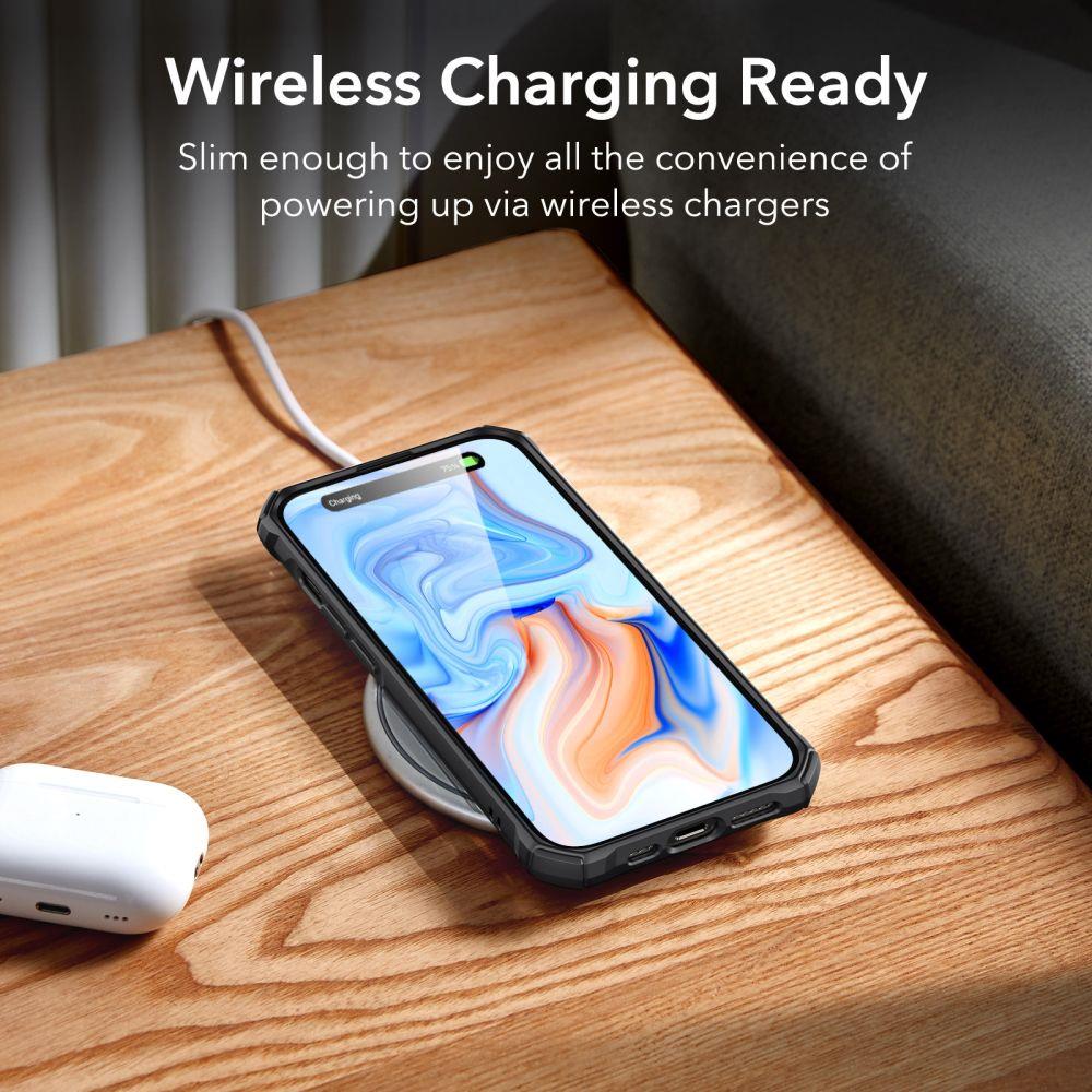 Pokrowiec Esr Air Armor Halolock Magsafe czarny Apple iPhone 15 / 7 Pokrowiec Esr Air Armor Halolock Magsafe czarny Apple iPhone 15 / 7