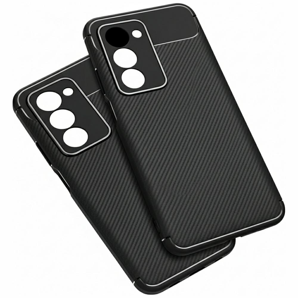 Pokrowiec Etui Beline Carbon Armor czarny Xiaomi Redmi 15 5G / 3