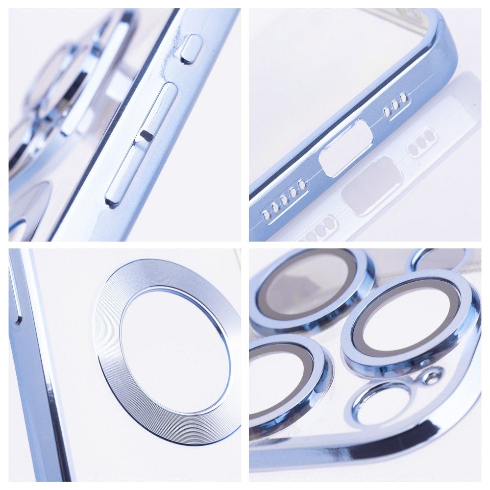 Pokrowiec Etui Glam Case niebieski Apple iPhone 15 Pro / 4